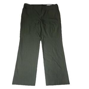 Chicos XL Size 18R Pull-On So Slimming Brigitte Forest Green Career Pants NWT